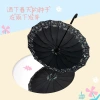 【 Outbound from Tajikistan 】 Small floral long umbrella, thickened impact fabric, 23-inch enlarged umbrella surface, one-click opening details Picture